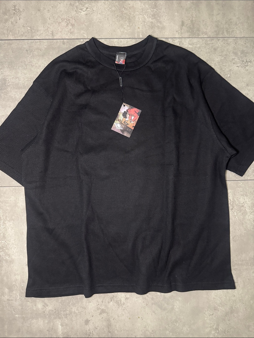 Embroidered Archway Graphic Short Sleeve Shirt Black View 4